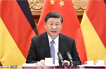 Xi calls on China, Germany to better harness stabilizing, constructive, steering role of ties