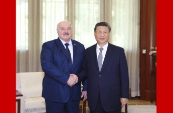 Xi meets Belarusian president
