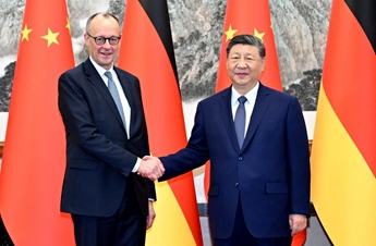 China, Germany agree to deepen partnership, win-win cooperation in Xi-Merz meeting