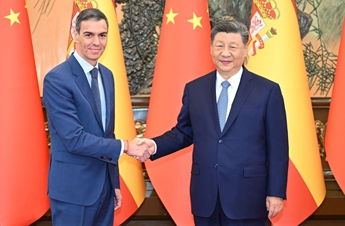 Xi calls for enhancing China-Spain cooperation for more outcomes in meeting with Sanchez